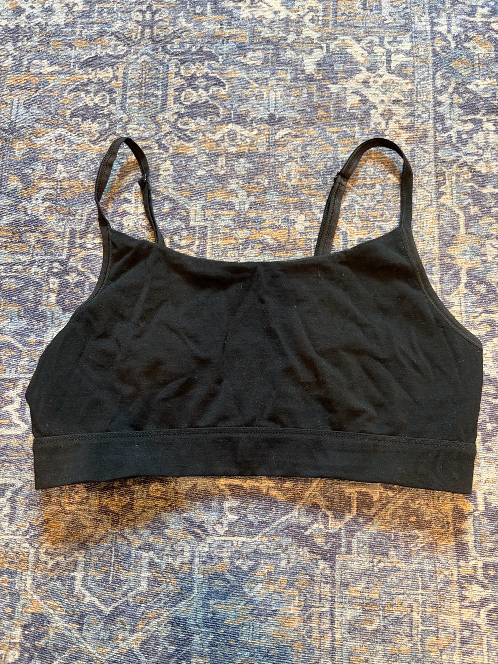 WoolX Luna Bralette, Black, M